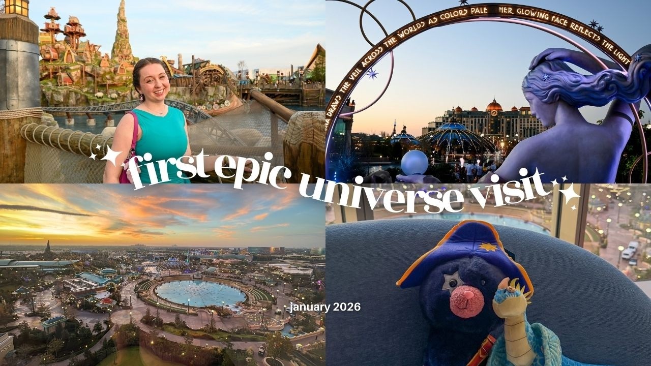 three days in epic universe! 💫