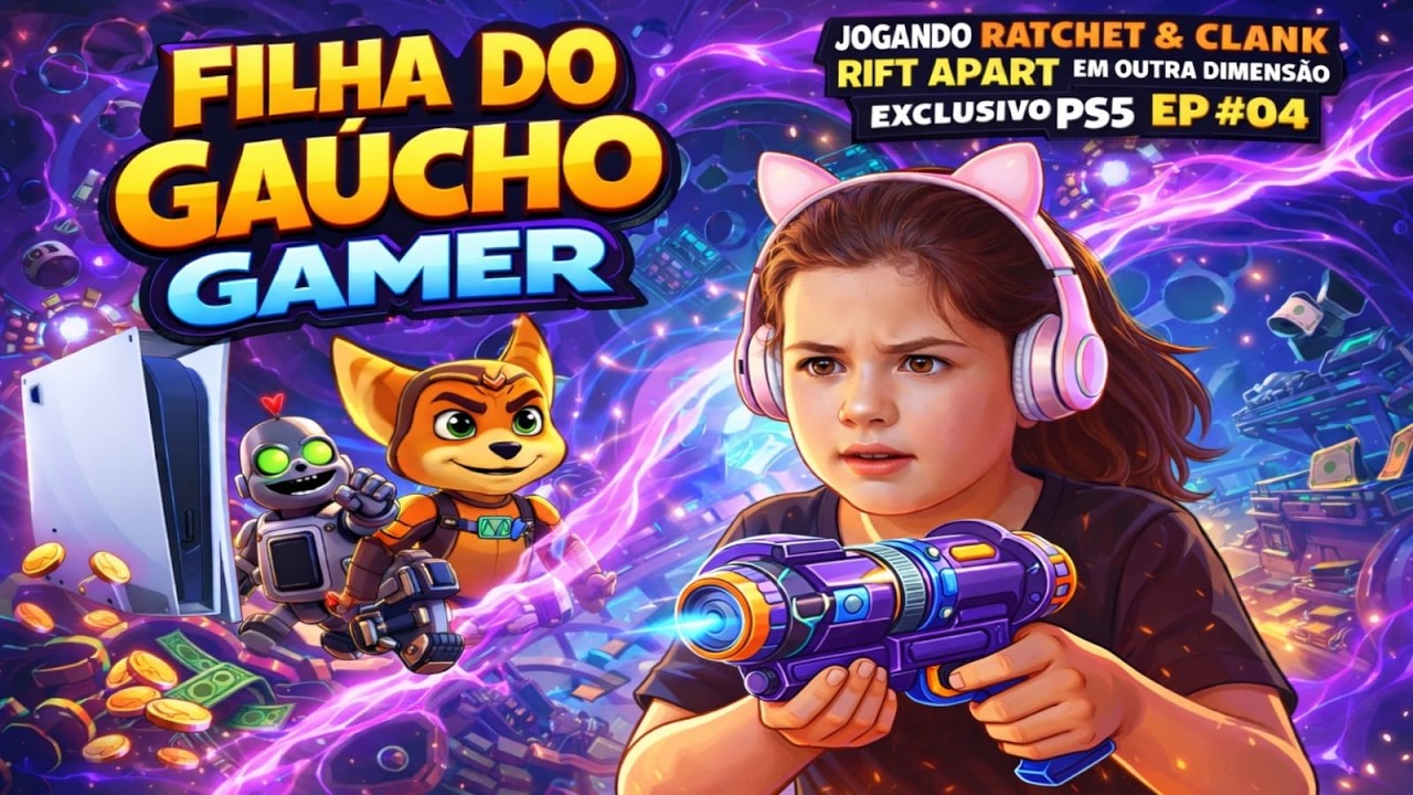 RATCHET & CLANK RIFT APART Em Outra Dimensão Início de Gameplay Português PT BR Exclusivo PS5 ep 04