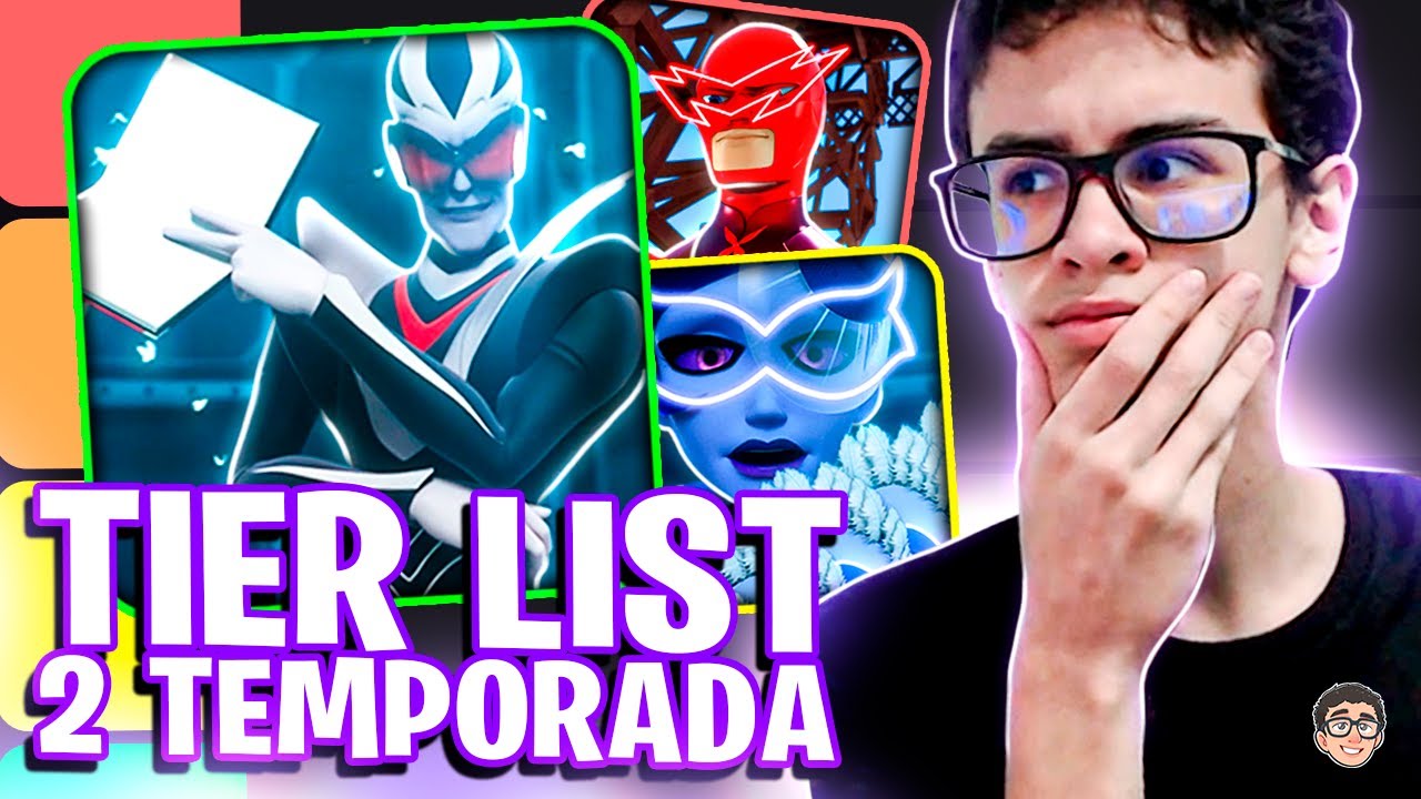 MELHORES e PIORES: SEGUNDA temporada de miraculous! - TIERLIST #3