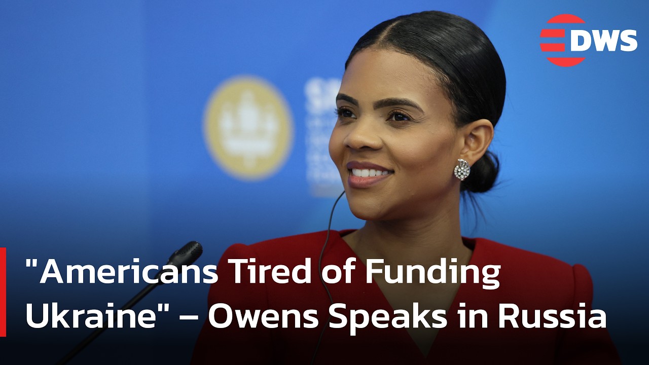 Candace Owens Questions US Aid to Ukraine at Russia&rsquo;s SPIEF Forum | DWS News | AC1F
