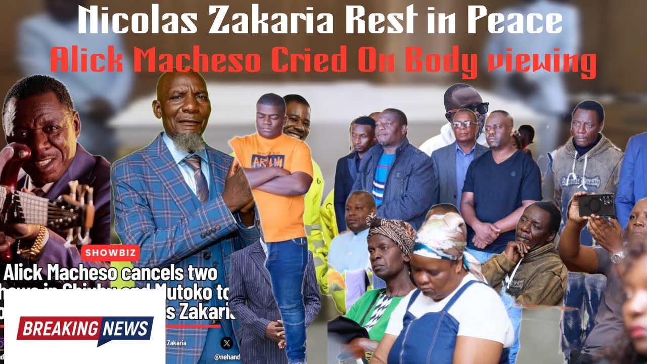Alick Macheso Cried On Body viewing Nicolas Zakaria Funeral Updates Very Sad Zaka Zaka Abatika  🔥🎸