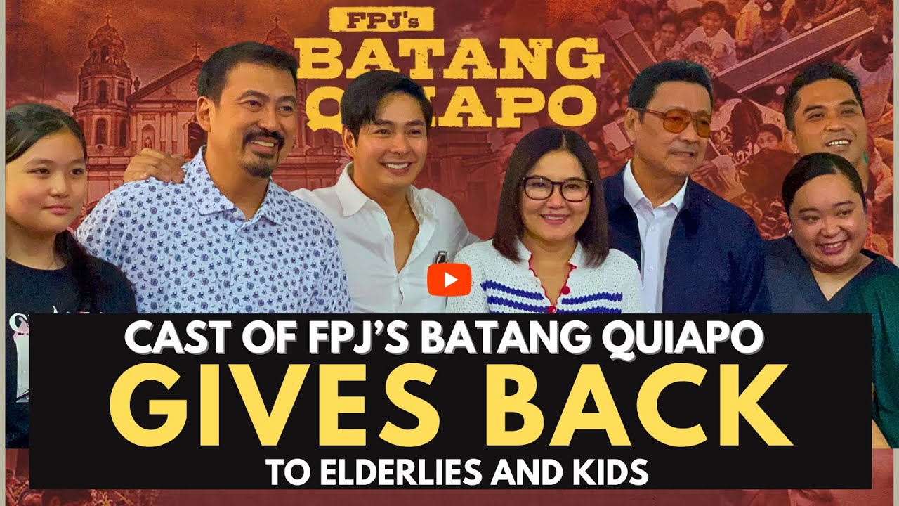 Coco Martin Leads Batang Quiapo Cast In Giving Back This Holiday Season