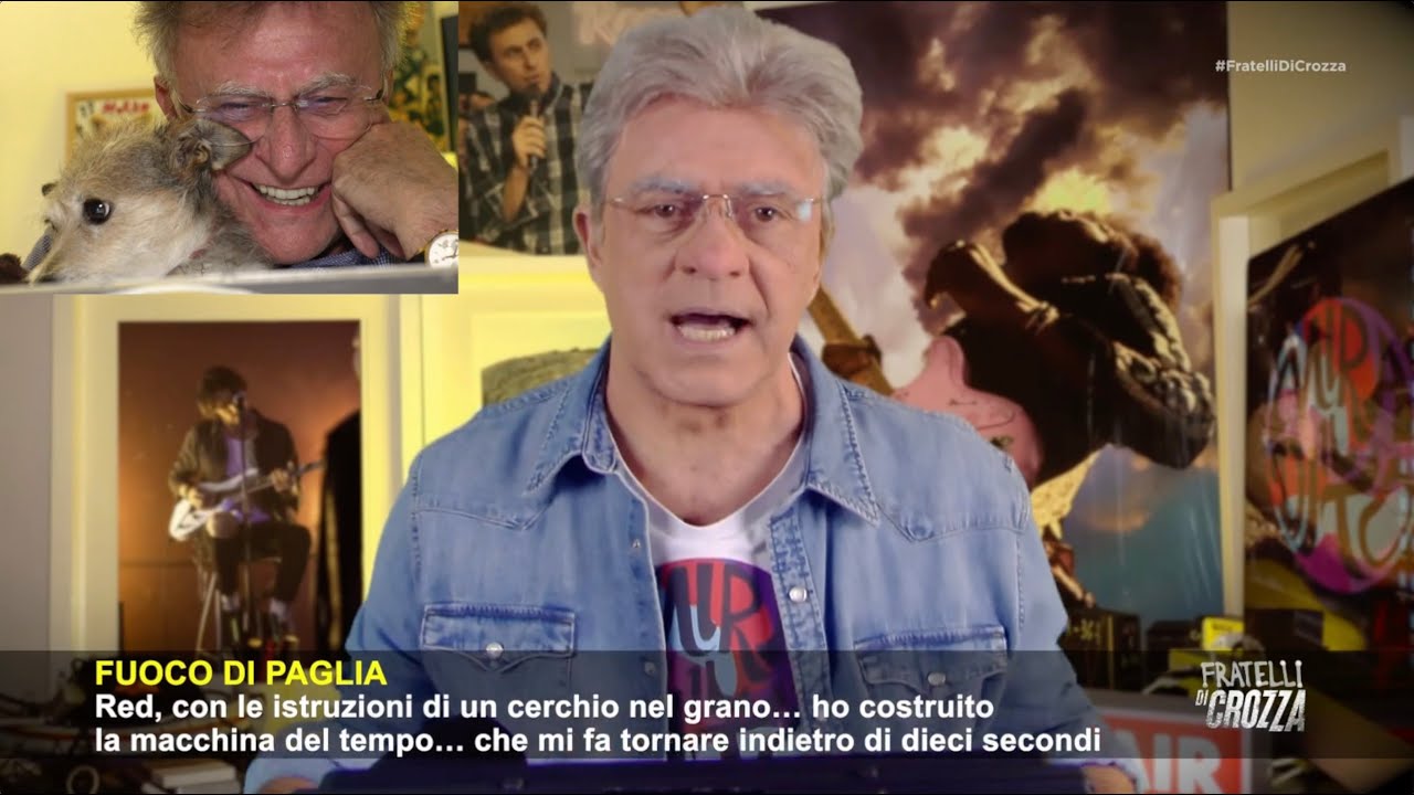 Crozza imita Red Ronnie (UFO, foto anime, Antartide, terra piatta, cerchi grano, Tonini, Malanga)