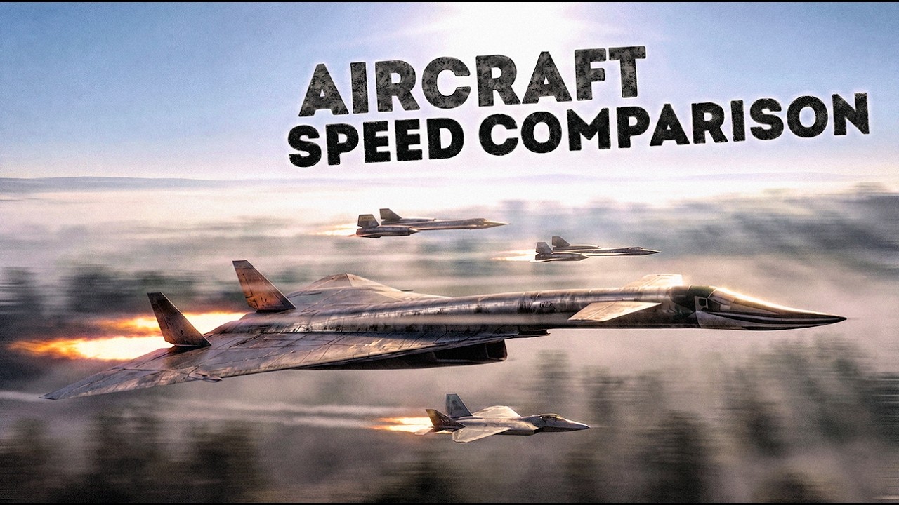 SPEED COMPARISON 3D | Aircraft 🛩️