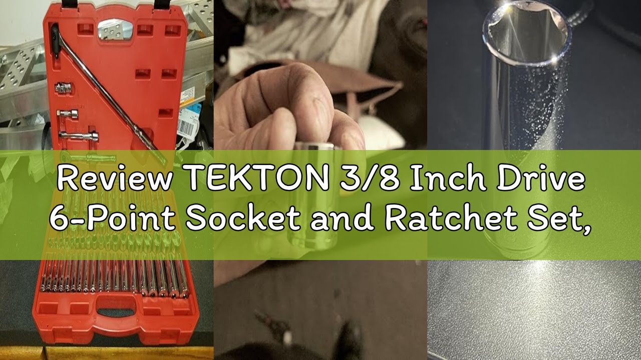 Review TEKTON 3/8 Inch Drive 6-Point Socket and Ratchet Set, 73-Piece (1/4-1 in., 6-24 mm) | SKT1531