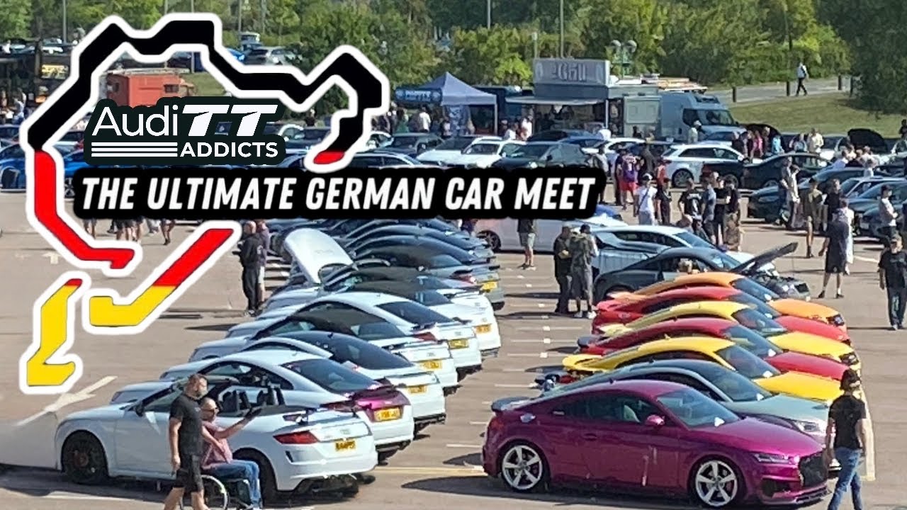Ultimate German Car Meet 2025 with 45 Audi TT Addicts at the British Motor Museum Gaydon