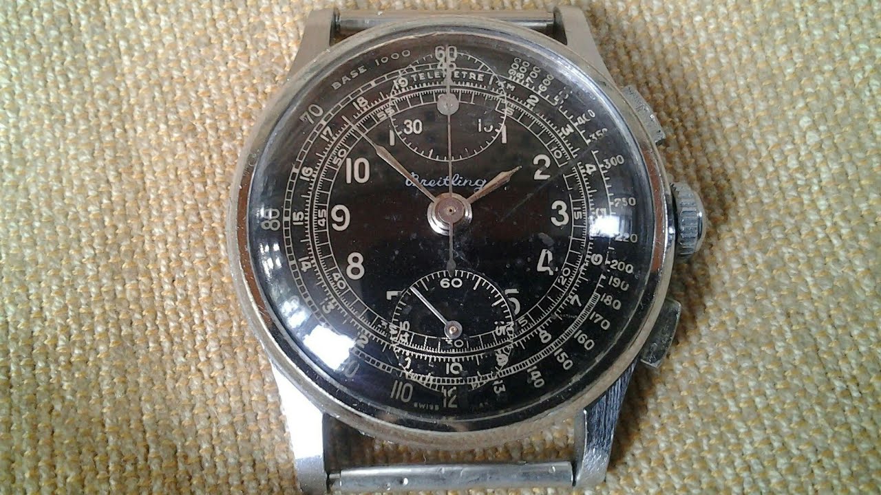 Breitling vintage chronograph Venus 170