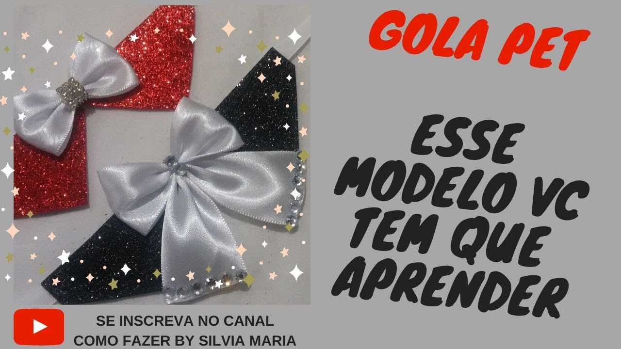 🎀🐕Diy Como fazer gola Pet de EVA🎀🐕laços pet, laços pet para vender, gola para cachorro