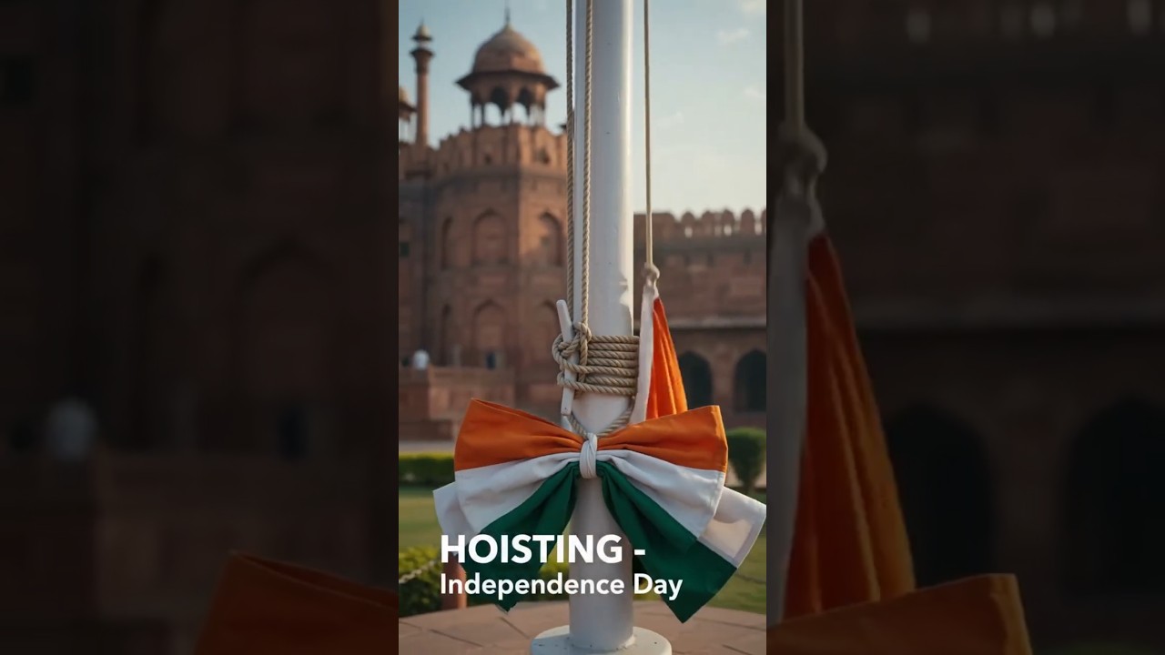 Hoisting vs Unfurling of the Indian National Flag 🇮🇳 | Independence Day Special 2k26||vande Matram