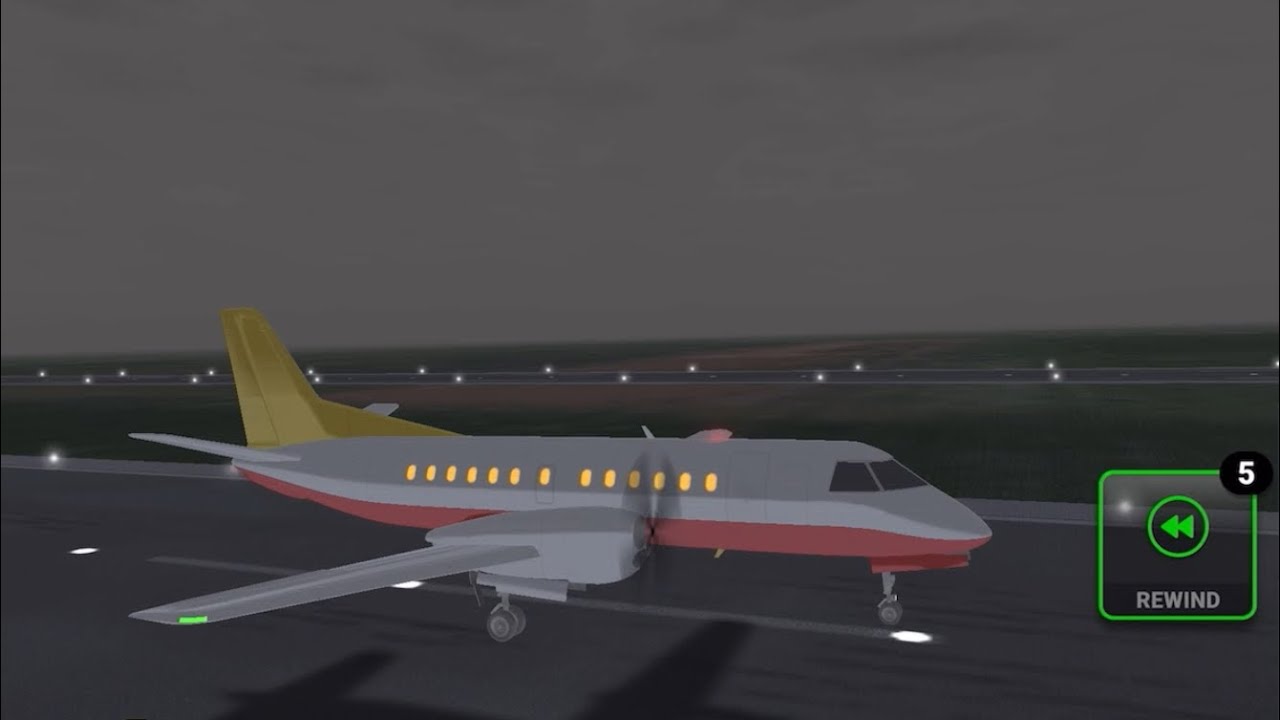 SAAB-340B Foggy ‘Takeoffs & Landings’ Airline Commander