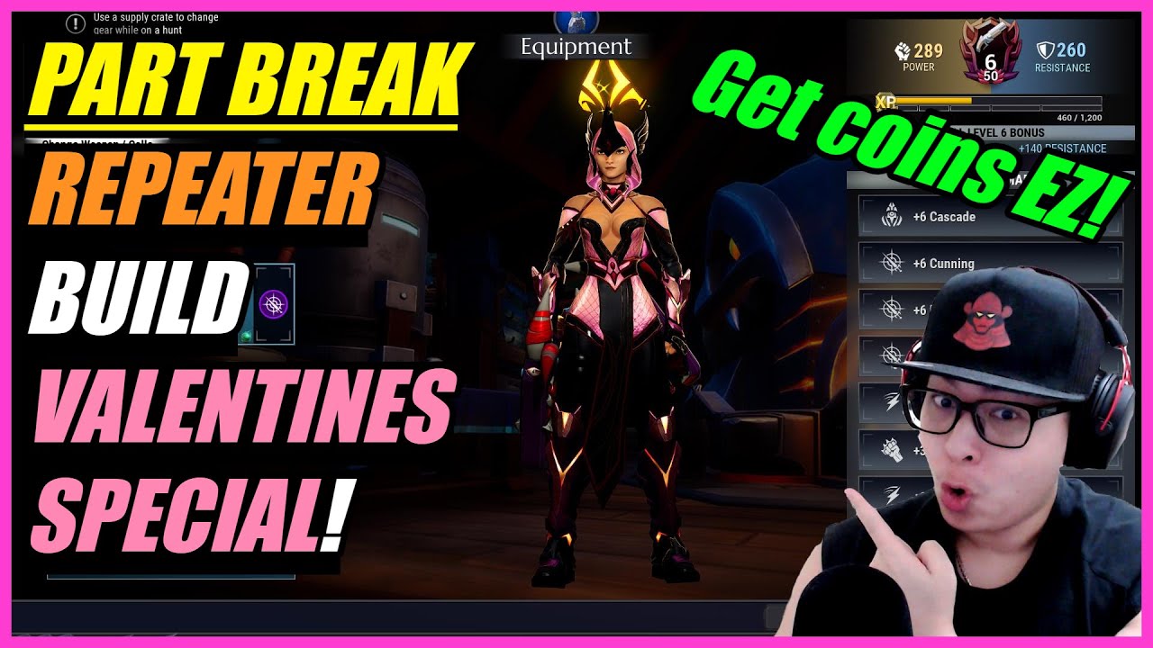 Dauntless - OP Part Break Repeater Build - Perfect for Valentine's Event! - Patch 1.13.1.