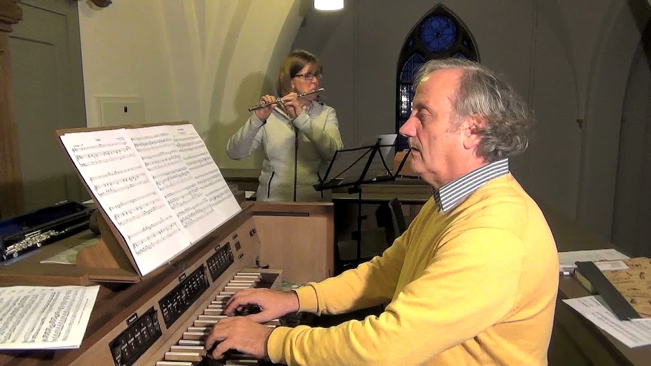 Bourrée and Ballet from Terpsichore Dances by M. Praetorius for flute & organ