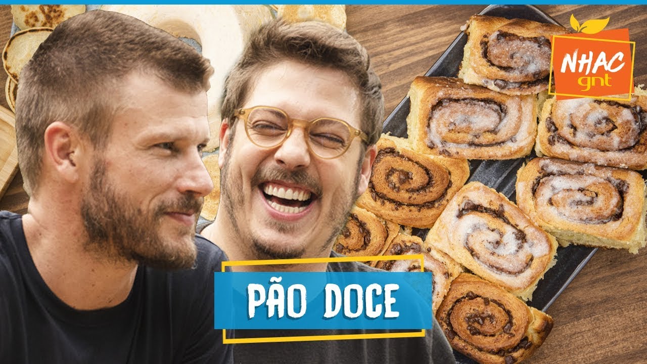 Fábio Porchat e Hilbert fazem pão recheado com chocolate | Rodrigo Hilbert | Tempero de Família
