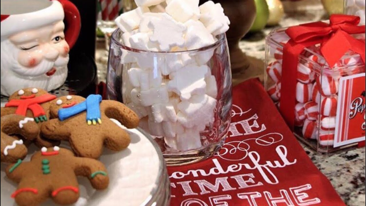 Christmas Hot Chocolate Station Day 10 of The 12 Days of Christmas