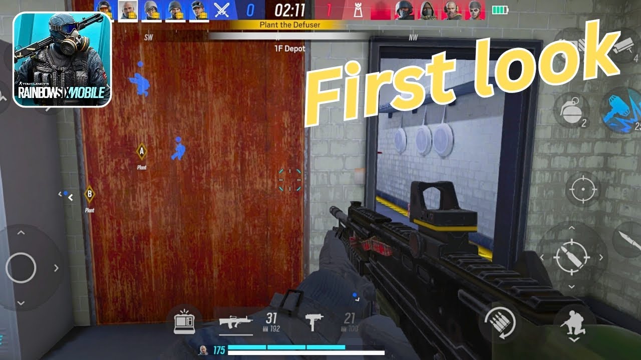 first time trying Rainbow six mobile | New battle royal | Ndroid-Games 