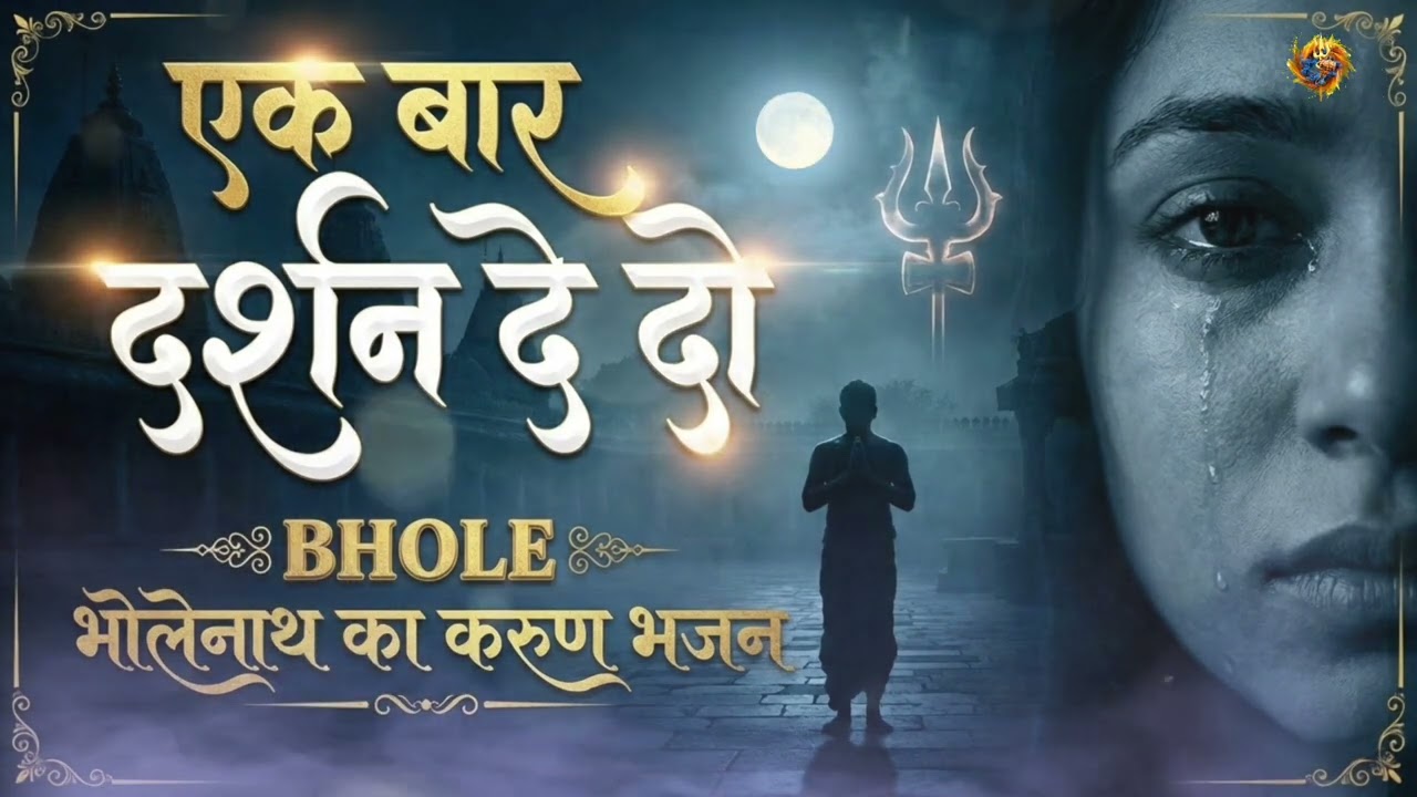 एक बार दर्शन दे दो 🙏 | Painful Shiv Bhajan | Heart Touching Mahadev Bhajan | Emotional Shiv Song