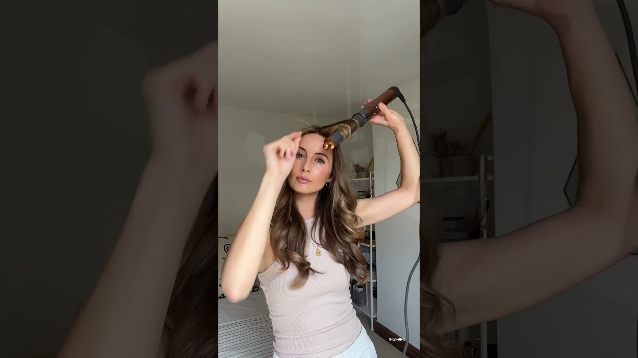 Dyson airwrap waves ✔️ #airwrap #dysonairwrap #hair #hairtutorial
