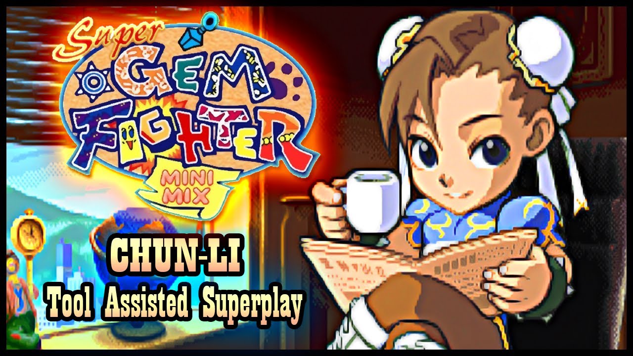 【TAS】POCKET FIGHTER \ SUPER GEM FIGHTER MINI MIX (ARCADE \ 1997) - CHUN-LI