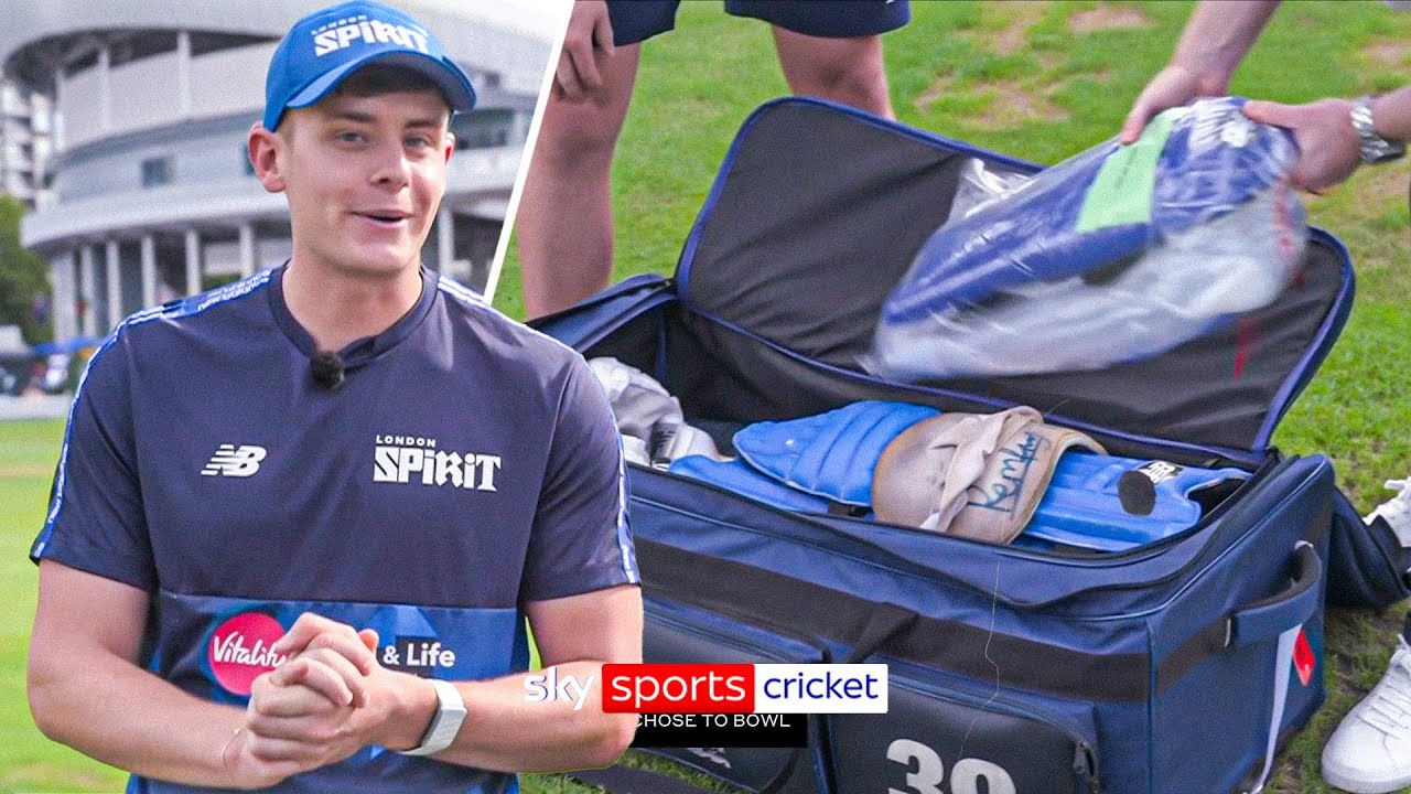 What do cricketers ACTUALLY keep in their bag? 👀 | Jamie Smith's insight to cricket kit