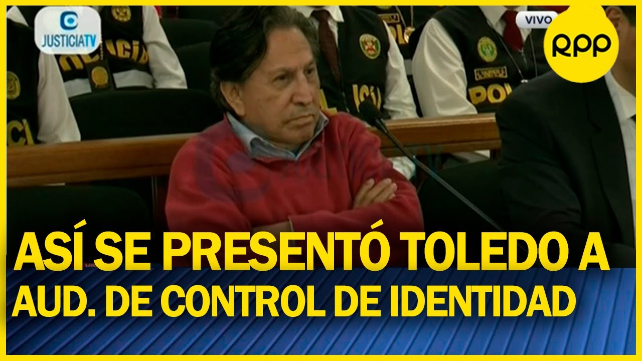 ALEJANDRO TOLEDO pasó control de identidad en sede de la Corte Superior Nacional