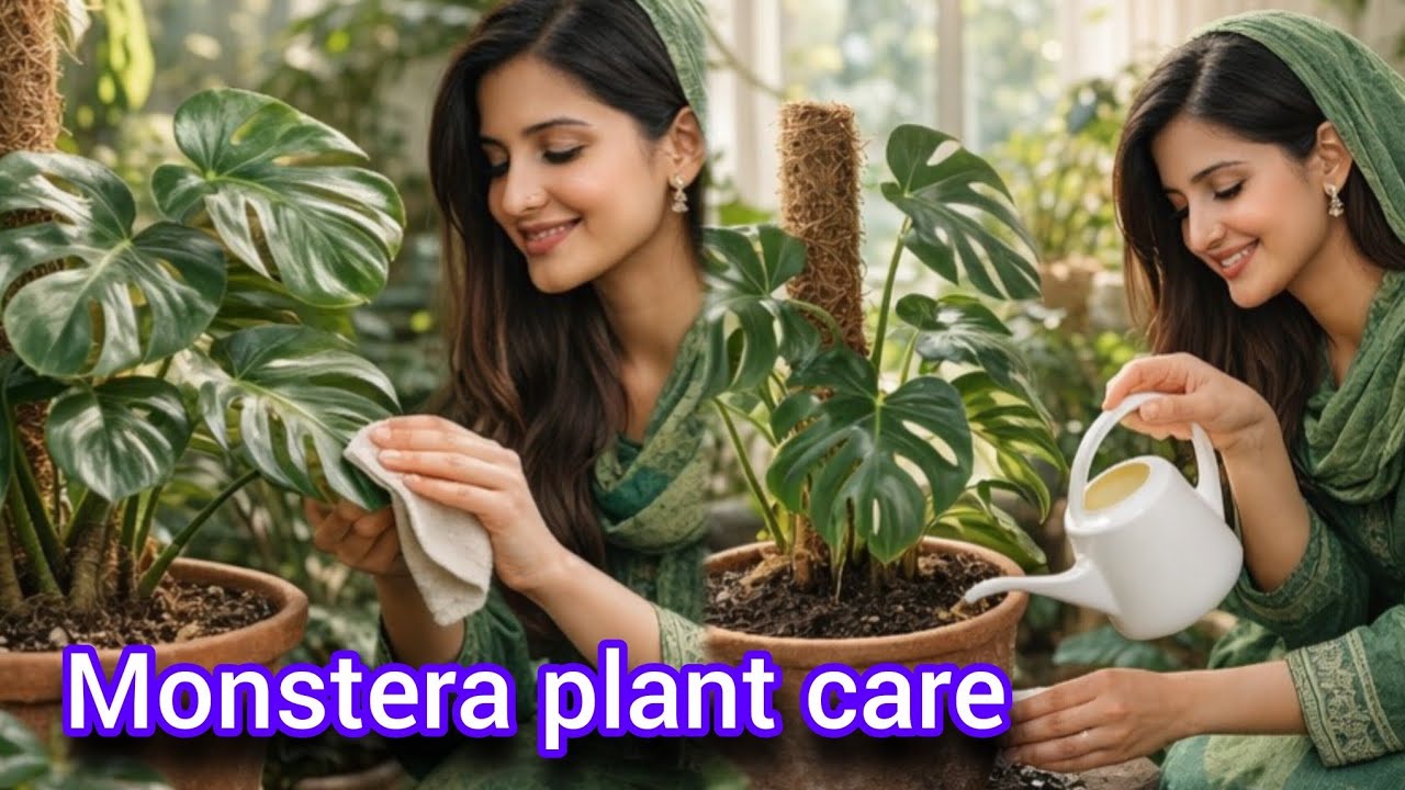 Monstera plant care 🪴🌿