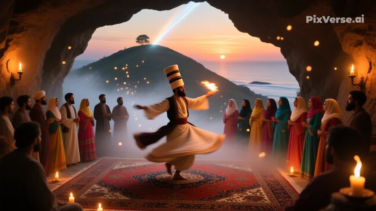 🌙✨ أَنْشُودَةُ السَّفَرِ إِلَى النُّور | رحلة الروح إلى النور 💫🕊️Pure Sufi