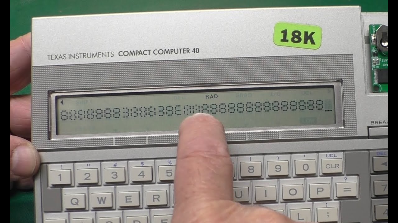 TI CC-40: How to fix VZD (Vintage Zebra Disease), a.k.a. LCD stripes