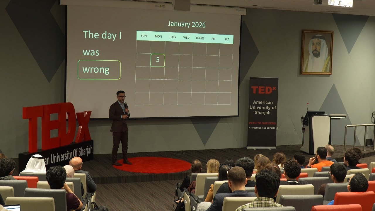 The Day I Was Wrong | Dr. Hamid Haqparwar | TEDxAmerican University of Sharjah
