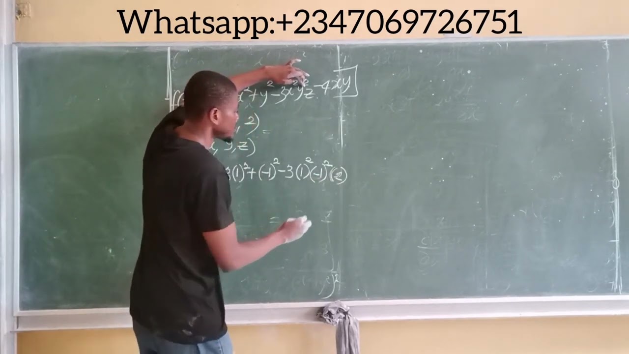 How to Determine Functions of Multi Variables at a Point