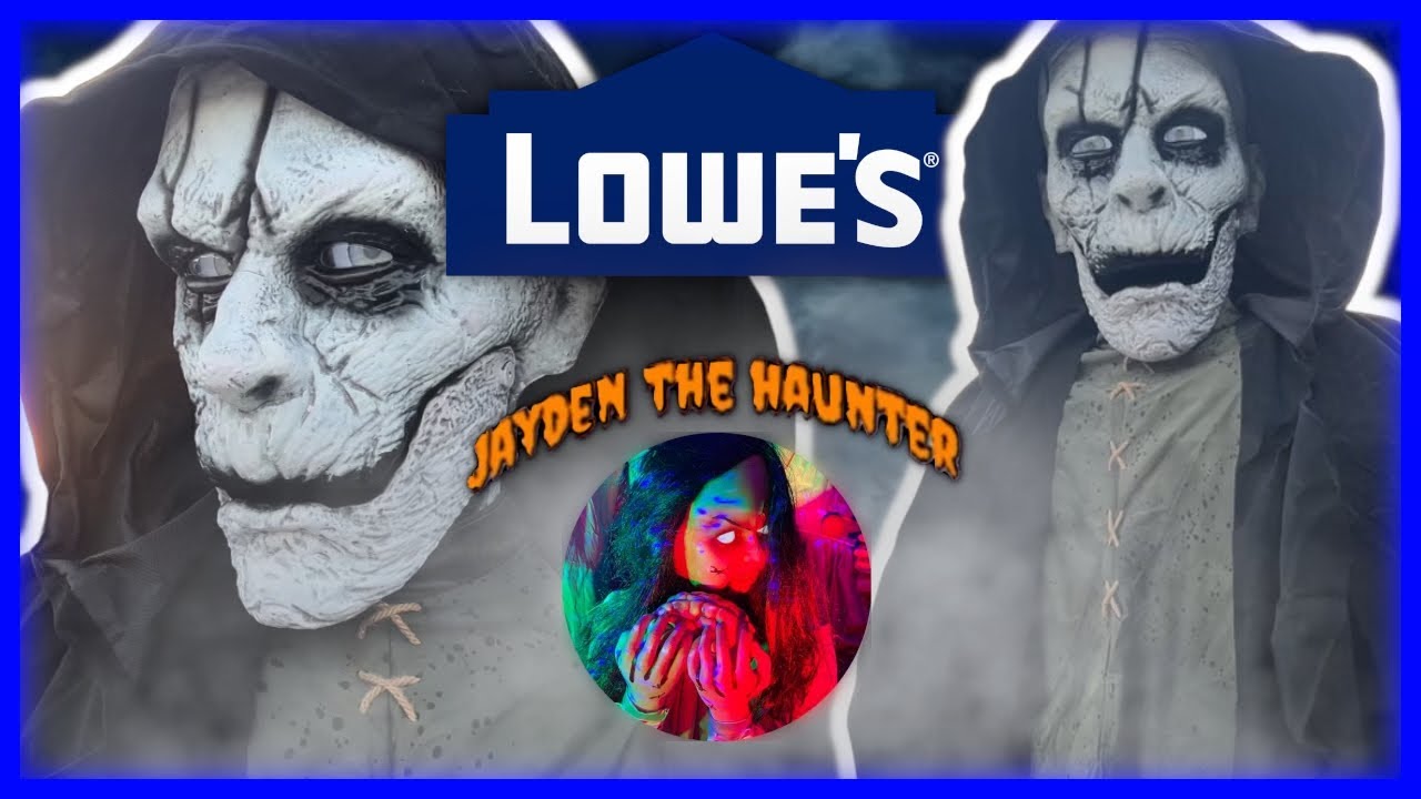 👻 РАСПАКОВКА И УСТАНОВКА 12-футового коллекционера костей Lowe's Haunted Living Tekky, аниматронн...