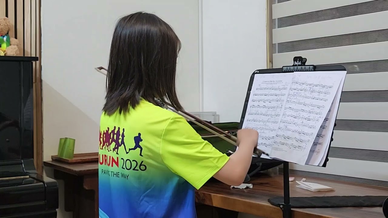 Vivaldi Concerto in A minor, 1st movement - violin 