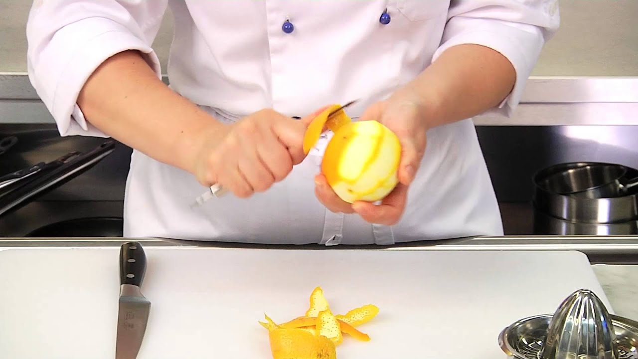 Making Orange sauce for duck roast