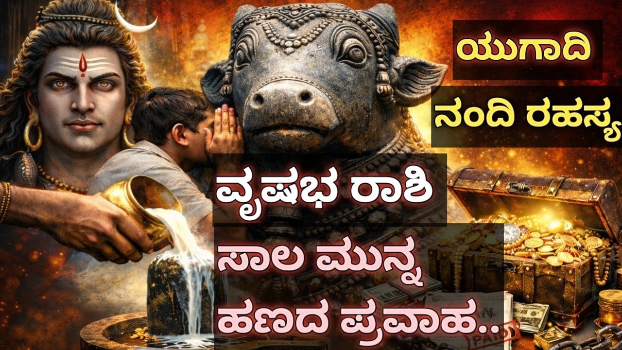 ವೃಷಭ ರಾಶಿ ಉಗಾದಿ 2026 🌸 ನಂದಿಯ ಕಿವಿಯಲ್ಲಿ ಹೇಳಿ – ಪವಾಡ ನೋಡಿ