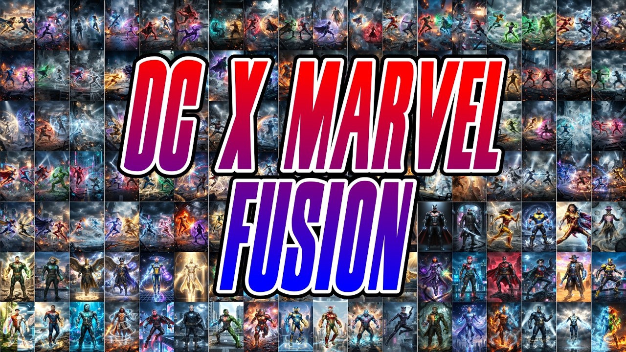🤯 DC x MARVEL FUSION?! 🔥 Kumpulan Hero Gabungan Paling OP Sepanjang Masa!