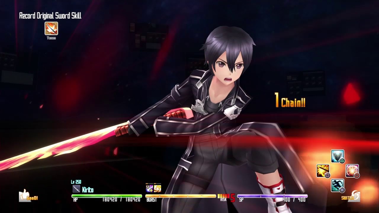 Sword Art Online RE Hollow Fragment Sword Skills (All Weapon Types)