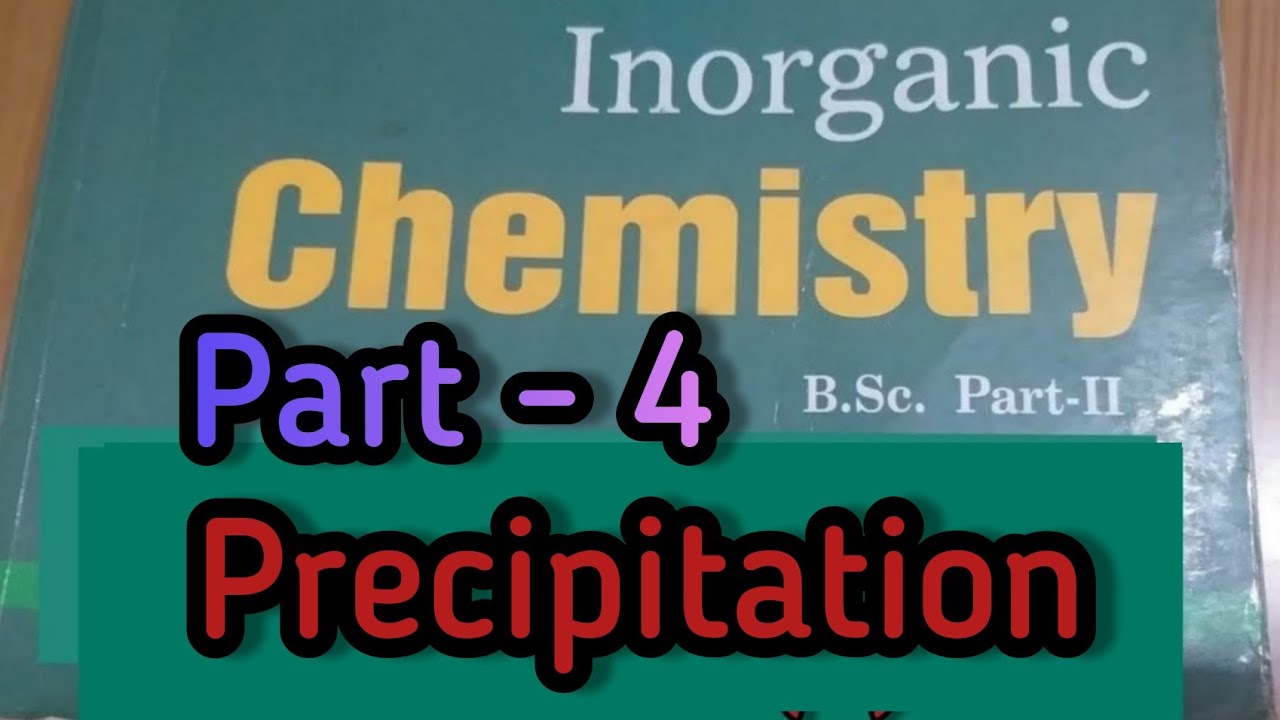 Precipitation - [ I ]   | Qualitative analysis | BSc 2nd year 4th sem.