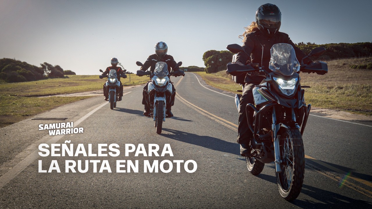 Algunas señales para comunicarte cuando vas en grupo en moto por la ruta | SAMURAI WARRIOR