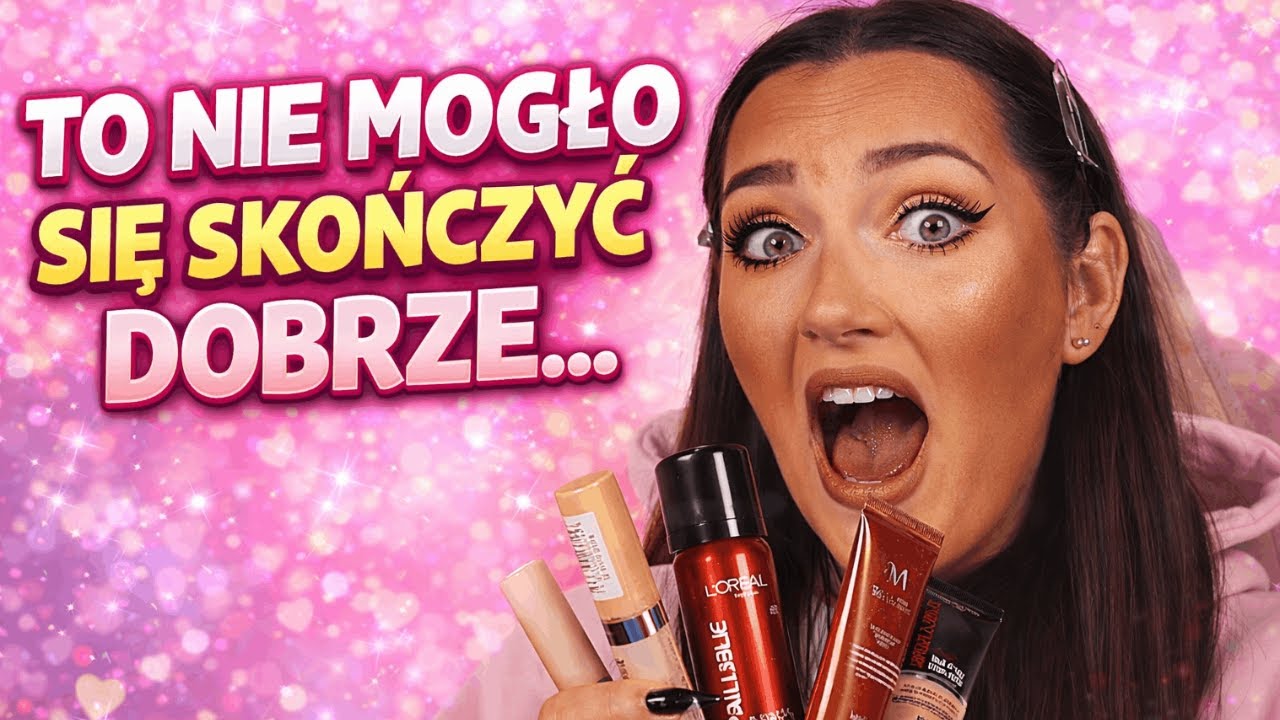 CAŁY MAKIJAŻ BUBLAMI 😱 testuję SWOJE najgorsze kosmetyki!