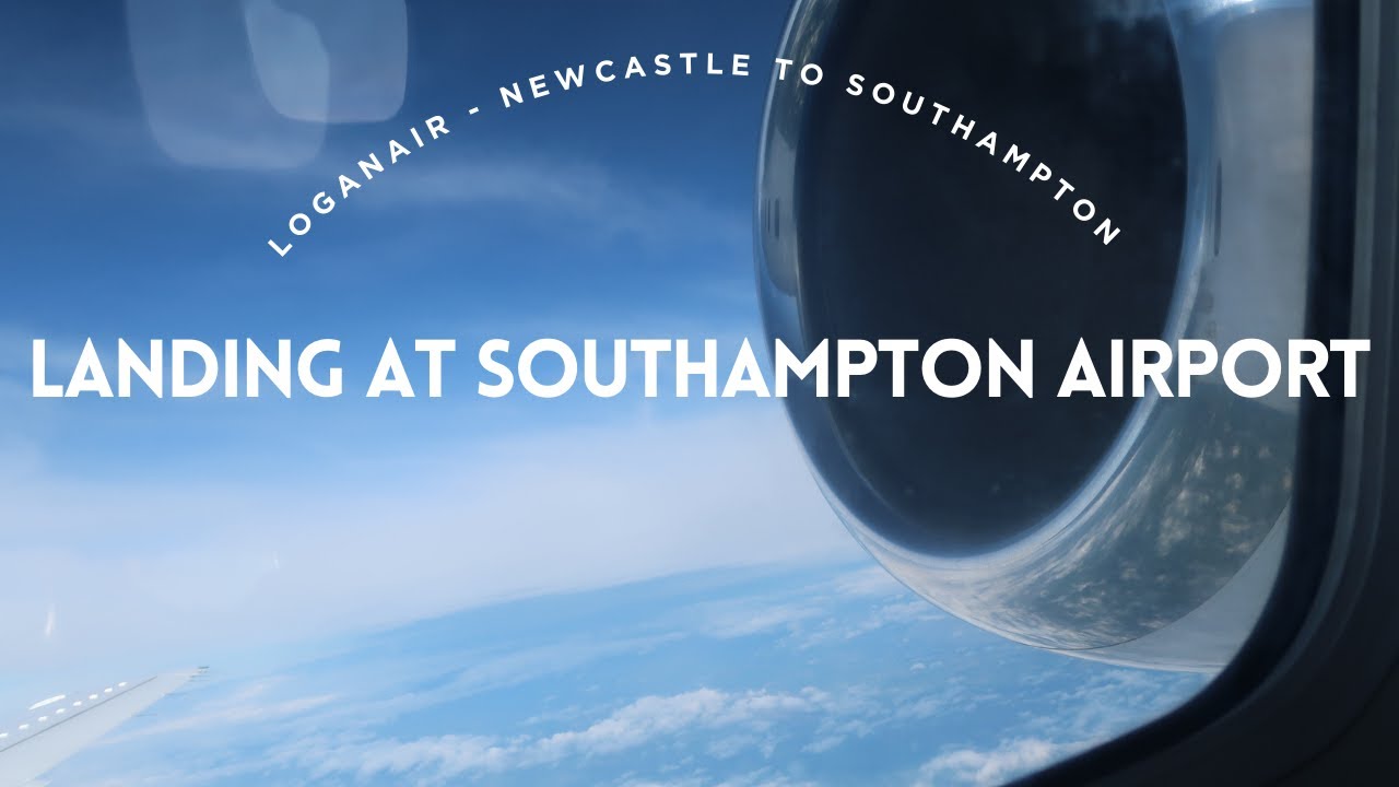 LOGANAIR - Landing At Southampton | Heavy Cloud & Hard Landing