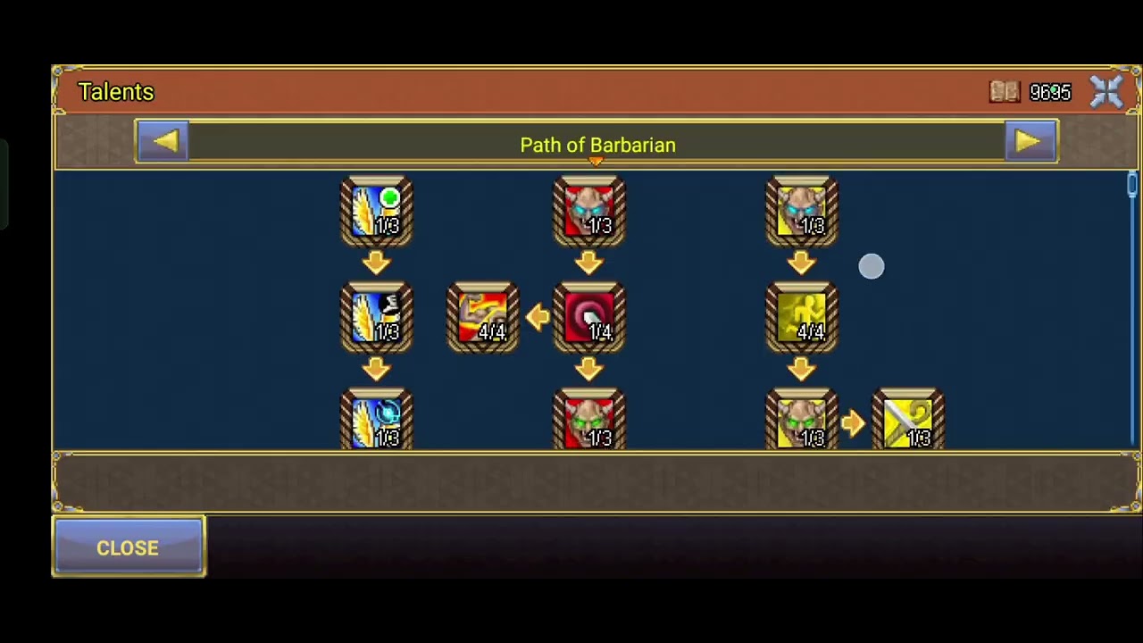 Warspear Online - Upgrading barb talent ❤️100k knowledge