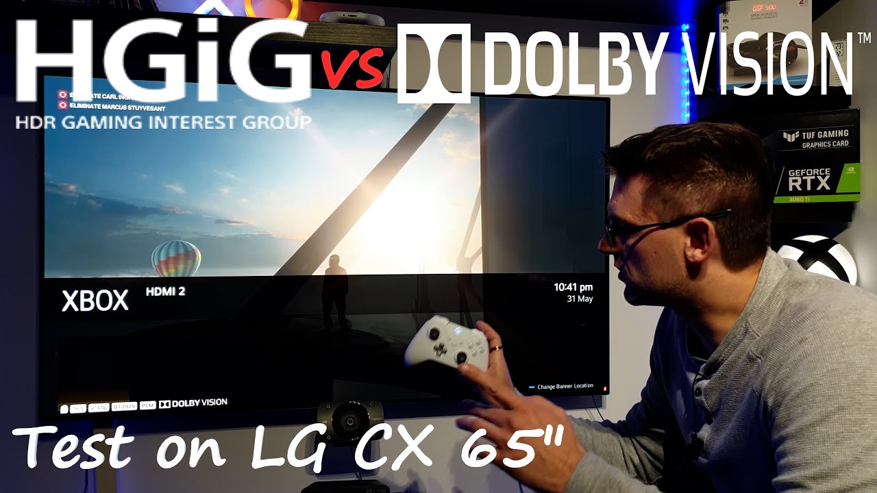 Dolby Vision Gaming vs HDR / HGiG - Test on LG CX 65