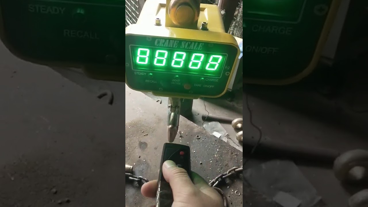 Hanging scale 5ton calibration