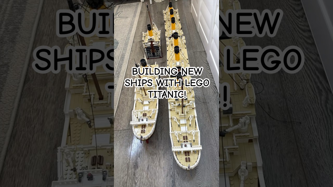 Lego Titanics: Two Ships, One Adventure! #titanic #stopmotion