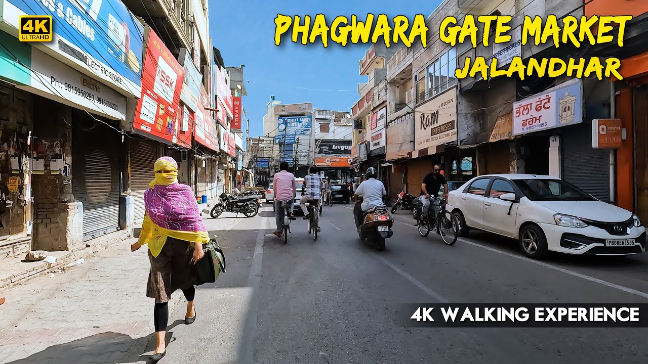 JALANDHAR MARKET | ELECTRICALS WHOLESALE MARKET | 4K WALKING TOUR |  BHAGAT SINGH CHOWK