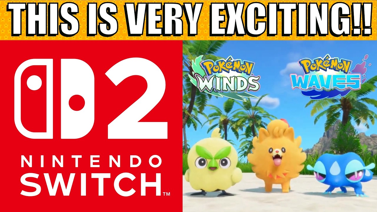Анонсирована игра Pokémon Winds & Waves для Nintendo Switch 2.