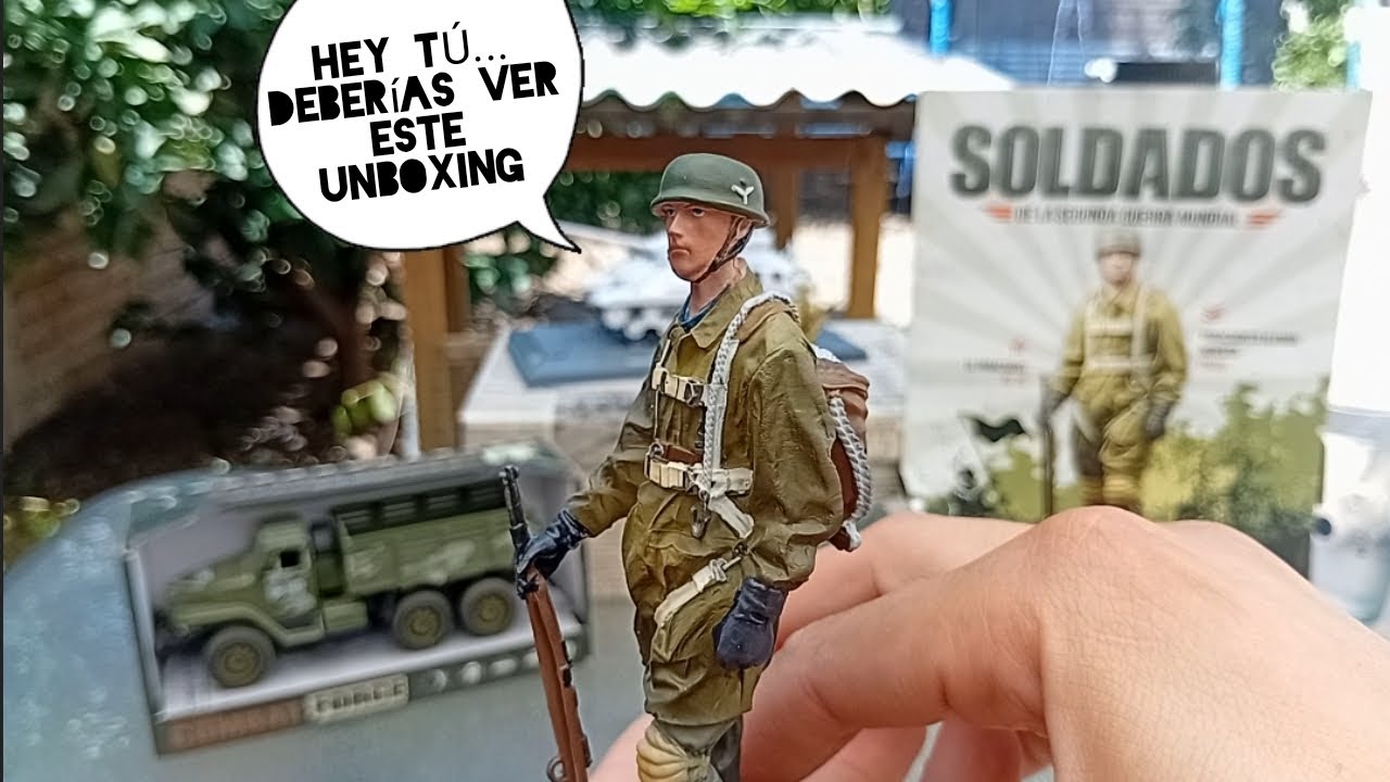 GRAN UNBOXING! 🔥Domingo 18.30 HS🔥 Paracaidista Alemán! Colección SOLDADOS II GUERRA MUNDIAL Planeta