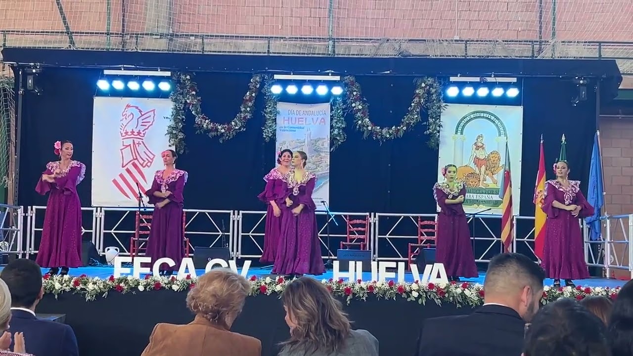 Exhibición del cuadro flamenco de la Casa de Andalucía de Algemesí. Evento organizado por FECACV