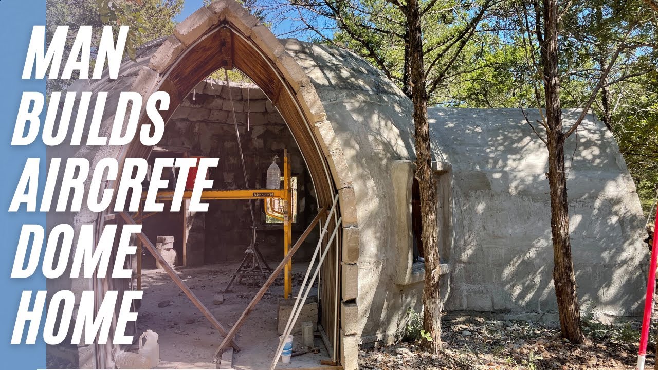 Return to working on the Aircrete Dome Home - Week 10