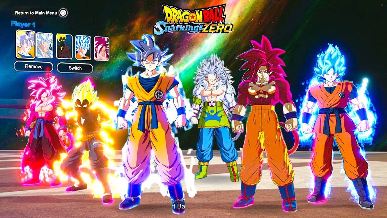 Dragon Ball: Sparking! Zero — турнир по мультивселенной Гоку