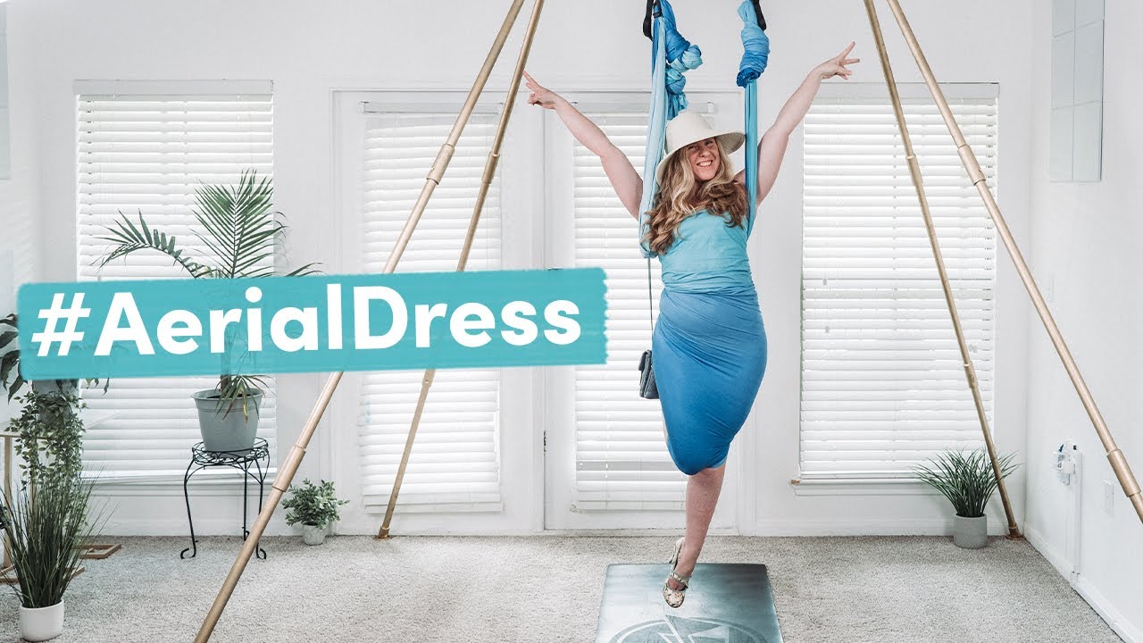 Aerial Yoga Tutorial | Aerial Dress Pose